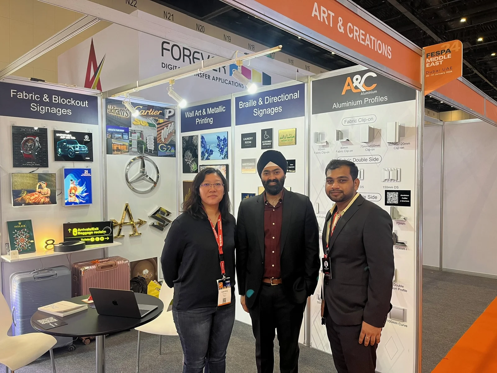 Art & Creations at FESPA Middle East 2024 · Dubai